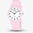 Calypso Ladies Sweet Time Pink Rubber Strap Watch K5880/2