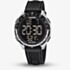 Calypso Mens Urban Digital Black Plastic Strap Watch K5887/4