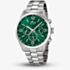 Lotus Mens Stainless Steel Green Dial Chronograph Watch L18152/F