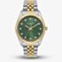 Lee Cooper Ladies Green Crystal Dial Two Tone Bracelet Watch LC08400.270