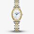 Lee Cooper Ladies White Mother of Pearl Oval Dial Two Tone Bracelet Watch LC08319.220