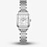 Lee Cooper Ladies White Mother of Pearl Rectangle Dial Bracelet Watch LC08203.320