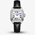 Lee Cooper Ladies White Square Dial Leather Strap Watch LC08191.331