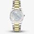 Accurist Everyday Solar Two Tone Blue Mother Of Pearl Watch 74017