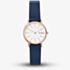 Skagen Ladies Signatur Lillie Blue Leather Strap Watch SKW2838