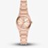 Fossil Ladies Everett Rose Gold Dial Bracelet Watch ES5491