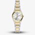 Fossil Ladies Everett Silver Dial Two Tone Bracelet Watch ES5494
