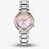 Citizen L Arcly Two Colour Mother Of Pearl Pink Diamond Watch EM1114-80Y