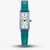 Citizen Ladies Fio Eco-Drive Rectangular Dial Blue Leather Strap Watch EG7120-00A