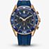 Citizen Mens Sport Chronograph Eco-Drive Blue Rubber Strap Watch CA4733-00L