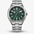 Citizen Mens Eco-Drive Terra Force Green Dial Stainless Steel Bracelet Watch AW1890-51X