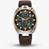 Citizen Mens Limited Edition Promaster Bullhead Racing Chronograph Leather Strap Watch AV0104-06W