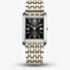 Citizen Mens Dress Classic Black Dial Rectangle Two Tone Bracelet Watch BJ6574-59E