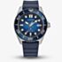 Citizen Mens Promaster Diver Blue Dial Blue Polyurethane Strap Watch BN0267-04L