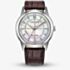Citizen Mens Rolan Mother of Pearl Dial Brown Lether Strap Watch FE7130-10D