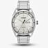 Citizen Mens Eco-Drive Silver Day Date Dial Stainless Steel Bracelet Watch AW0080-57A