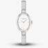 Coach Ladies Sammy Oval Dial Silver Bangle Watch 14504483