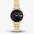 Coach Ladies Elliot Black Dial Gold Tone Watch 14504302