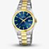 Festina Mens Classic Two-Tone Blue Dial Watch F20554/4