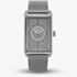 Orlam Mens Era Grey Rectangle Dial Mesh Bracelet Watch ORDGMEP007