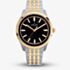 Orlam Mens Cadence Black Dial Two Colour Bracelet Watch ORDYBCA006