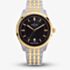 Orlam Mens Pulse Black Dial Two Colour Bracelet Watch ORDYBPU007