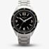 Orlam Mens Twilight Black Dial Silver Bracelet Watch ORSSBCR003