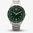 Orlam Mens Twilight Green Dial Silver Bracelet Watch ORSSBCR004