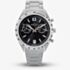 Orlam Mens Legend Black Dial Silver Bracelet Watch ORSSBLE003