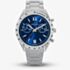 Orlam Mens Legend Blue Dial Silver Bracelet Watch ORSSBLE004