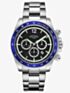 Rotary Mens Henley Chronograph Blue Bezel Watch GB05440/72
