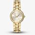 Armani Exchange Ladies Audora Gold Tone Bracelet Watch AX4409