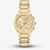Armani Exchange Ladies Sync Gold Tone Bracelet Watch AX6034