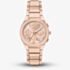 Armani Exchange Ladies Sync Rose Gold Tone Bracelet Watch AX6035