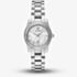 Emporio Armani Ladies Federica Silver Mother Of Pearl Dial Watch AR11723