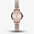 Emporio Armani Ladies Pink Dial Two Tone Bracelet Watch AR11223