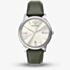 Emporio Armani Mens Minimalist Cream Dial Leather Strap Watch AR11811