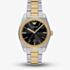 Emporio Armani Mens Federico Two-Tone Black Dial Watch AR11715