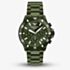 Emporio Armani Mens World Explorer Green Chronograph Dial Bracelet Watch AR70023