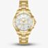 BOSS Ladies Alley Lux Gold Tone Crystal White Dial Watch 1502829