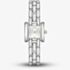 BOSS Ladies Violet Square Silver Dial Bracelet Watch 1502873