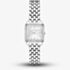 BOSS Ladies Mae Petite Square Silver Dial Bracelet Watch 1502882