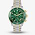 BOSS Mens Sealiner Chronograph Green & Gold Bracelet Watch 1514325