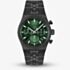 BOSS Mens Candor Prime Chronograph Green & Black Bracelet Watch 1514308
