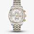BOSS Mens Skytraveller Two Tone Chronograph Silver Dial Bracelet Watch 1514350