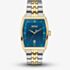 BOSS Mens Principle Arc Two Tone Blue Dial Bracelet Watch 1514354