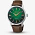Seiko Mens Presage Cocktail Time 'Mint Mist' Green Dial Leather Strap Watch HCB002J1