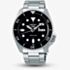 Seiko Mens 5 Sports Automatic Black Bracelet Watch SRPD55K1