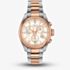 Tissot Ladies PR100 Rose Gold Plated White Mother of Pearl Chronograph Dial Watch T150.217.22.111.00