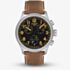 Tissot Mens Chrono L 42mm Black Dial Brown Leather Strap Watch T116.417.16.052.01
